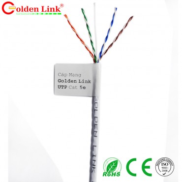 Cable Golden Link Cat 5e UTP (Trắng)